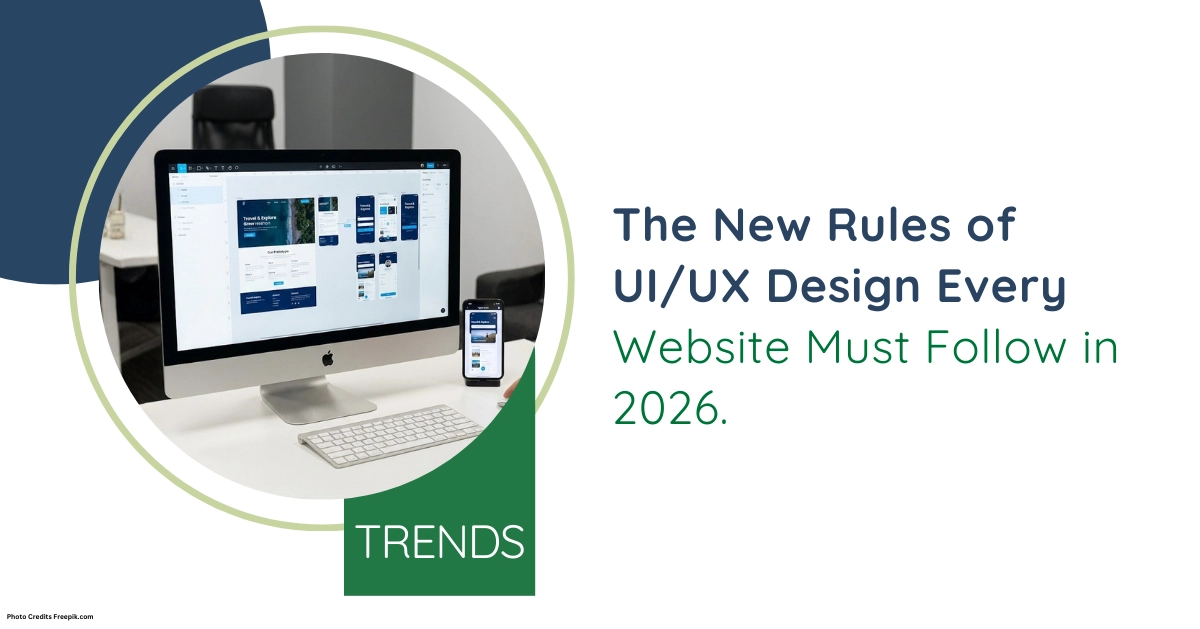 The New Rules of UI/UX Design Every Website Must Follow in 2026